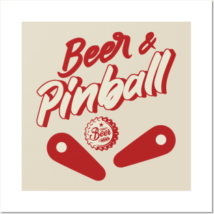 Beer And Pinball Posters and Art